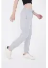 Omarı Esnek ve Rahat Gri Eşofman Pantolonu