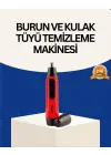 Raks Kırmızı Tüy Temizleme Cihazı Kulak Burun Pilli Ergonomik