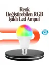 Renk Değiştiren Rgb Led Ampul 16 Renk Uzaktan Kumandalı 2025 Model