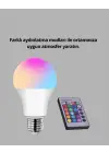 Renk Değiştiren Rgb Led Ampul 16 Renk Uzaktan Kumandalı 2025 Model