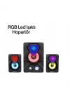 Renkli Led Işıklı Hoparlör