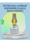 Renkli Led Işıklı Retro Gaz Lambası Aroma Terapi Mist Maker