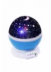 Renkli Yıldızlı Gökyüzü Projeksiyon Gece Lambası Pilli Ve Usb Kablolu