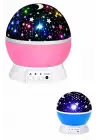 Renkli Yıldızlı Gökyüzü Projeksiyon Gece Lambası Pilli Ve Usb Kablolu