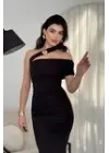 Reta Çapraz Omuz Elbise