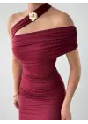 Reta Çapraz Omuz Elbise