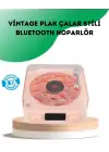 Retro Bluetooth Hoparlör – Kristal Ses, Gece Lambası, Saatli Tasarım