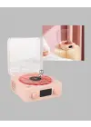Retro Bluetooth Hoparlör Pembe