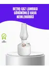 Retro Gaz Lambası Görünümlü Ledli Buhar Püskürtücü Aroma Difüzör