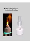 Retro Gaz Lambası Görünümlü Ledli Buhar Püskürtücü Aroma Difüzör