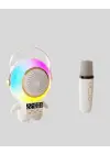 Rgb Işıklı Astronot Bluetooth Hoparlör Karaoke Mikrofonlu