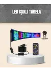 Rgb Kayar Yazılı Led Reklam Ekranı – Usb Bağlantılı Esnek Tasarım