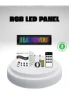 Rgb Led Panel – Mobil Uyumlu, Yazı Ve Gıf Destekli, Usb Bağlantılı Dekoratif Ekran