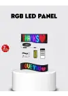 Rgb Led Panel – Usb Güç Girişli, Gıf Ve Yazı Gösterimli Akıllı Ekran
