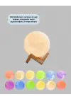 Rgb Modlu 16 Renkli Ay Gece Lambası 3d Baskı