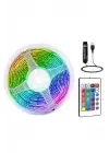 Rgb Şerit Led 10 Metre Led Işık Kumanda İle Kontrol Rgb