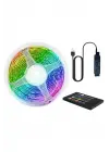 Rgb Şerit Led 10 Metre Led Işık Kumanda İle Kontrol Rgb