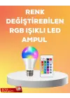 Rgb Uzaktan Kumandalı Led Ampul 16 Renk A Kalite 2025 Model Orijinal