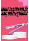 Saç Düzleştirici Pürüzsüz Parlaklık Seyahat Tipi Taşınabilir Seramik Kaplama