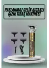 Saç Sakal Vücut Tıraş Makinesi Çizik Atma Makinesi Paslanmaz Çelik