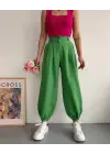 Şalvar pantolon yeşil s23202