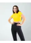 Trend Yandan Büzgülü Crop