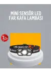 Şarj Edilebilir Led Far Hareket Sensörlü 5 Modlu Outdoor