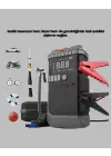 Şarjlı 12000 Mah Araç Akü Takviye Ve Hava Kompresörü 4’ü 1 Arada