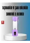 Şarjlı 380ml Portatif Smoothie Blender Usb Mini Shake Yapıcı