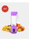 Şarjlı 380ml Portatif Smoothie Blender Usb Mini Shake Yapıcı