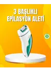Şarjlı 3’ü 1 Arada Vgr Epilatör Led Işıklı Suya Dayanıklı Hassas Bölge Epilasyon Makinesi