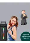 Şarjlı Işıklı Bluetooth Hoparlör | Usb, Aux, Tf Kart Ve Radyo Destekli