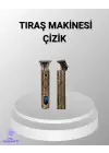 Şarjlı Kablosuz Tıraş Makinesi – 1800 Mah Batarya, Uzun Pil Ömrü, Profesyonel Sessiz Motor