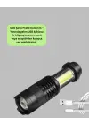Şarjlı Mini Led El Feneri 2000 Lümen Su Geçirmez