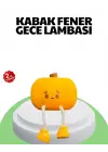 Şarjlı Pumpkin Led Masa Lambası Zamanlayıcılı Dokunmatik