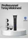 Şarjlı Tıraş Makinesi –dijital Ekranlı, Hızlı Şarjlı, Profesyonel Kesim Seti