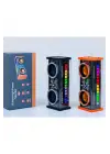 Şeffaf Mecha Müzik Tws Stereo Rgb İşıklı Hoparlör Kablosuz Bluetooth 5.0 Taşınabilir Hoparlör V9