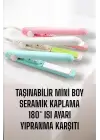 Seramik Kaplama Taşınabilir Mini Saç Düzleştirici Seyahat Dostu Tasarım