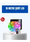 Sese Duyarlı 10m Smart Şerit Led Ios Android Kontrollü Rgb Işık