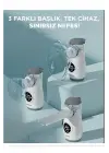 Sessiz Kademeli Dijital Ekranlı Usb Şarjlı Mesh Nebulizatör Cihazı
