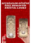 Sevgililer Günü İçin Hediye Kristal Lamba Sevgiliye Hediye Usb Şarjlı Gece Lambası