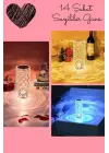 Sevgililer Gününe Özel Romantik Kristal Gece Lambası Sevgiliye Hediye