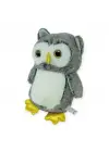 Sevimli Peluş Baykuş 25 cm - Gri
