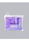 Seyahat Banyo Seti 5 Parça Şeffaf Taşıma Çantalı 30 Ml