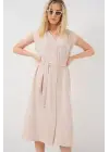 Göz Alıcı Elbise - Krem