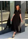 Omarı Rahat Kesim Kadın Maksi Elbise