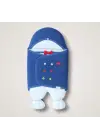 Omarı Şık Mavi Yenidoğan Bebek Smokini