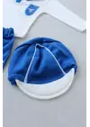 Şık Nakışlı Uzun Kollu Erkek Bebek Sweat Takımı