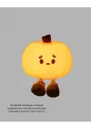 Silikon Pumpkin Night Light Telefon Tutuculu Led Lamba