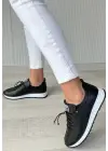 Omarı Hafif ve Rahat Siyah Spor Ayakkabı